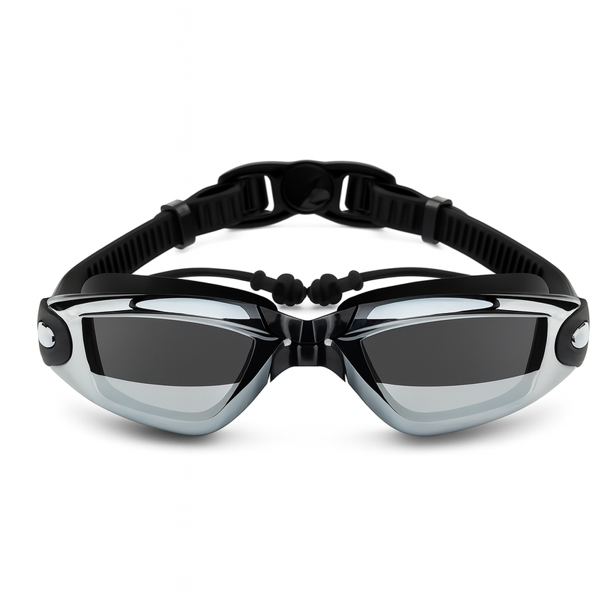 Hydrodynamische zwembril op sterkte