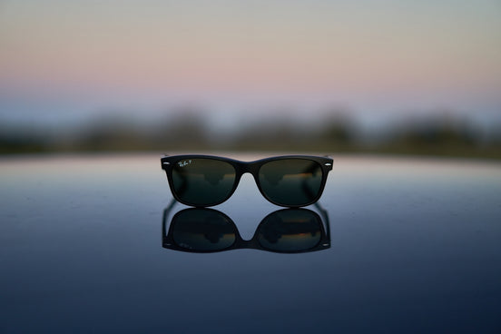 sunglasses on a surface