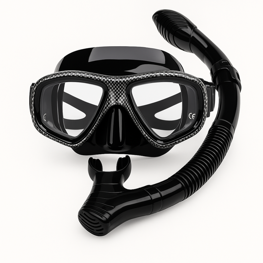 Snorkelset op sterkte