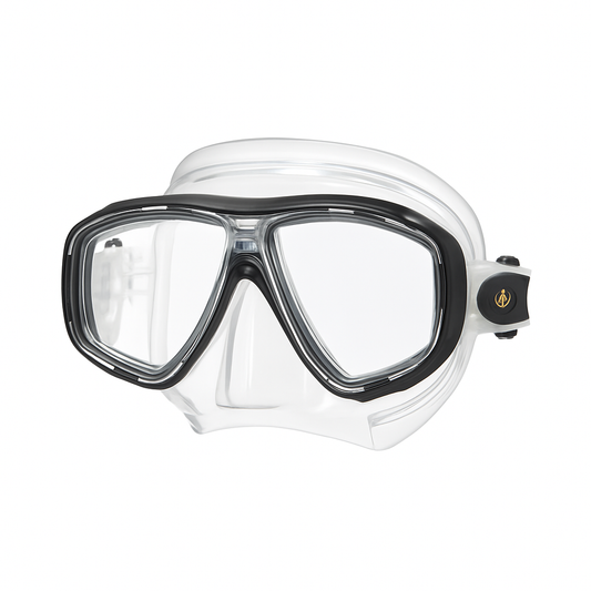 Duikbril op sterkte doorzichtig